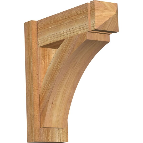Ekena Millwork Thorton Rough Sawn Arts and Crafts Outlooker, Western Red Cedar, 6"W x 18"D x 18"H OUT06X18X18THR03RWR - main